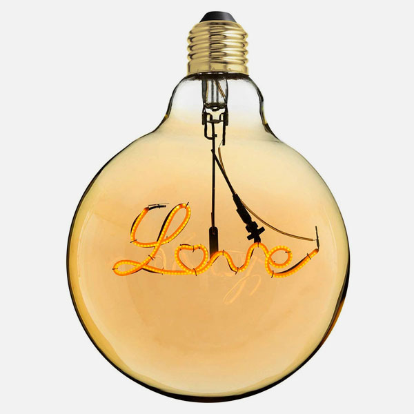 AMARCORDS DLove Lampadina a LED Decorativa Dimmerabile