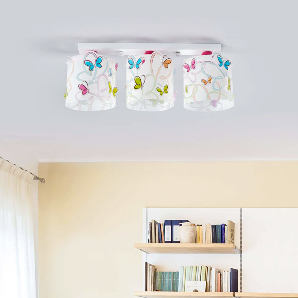 DALBER Butterfly 62143 Lampada per Cameretta da Soffitto