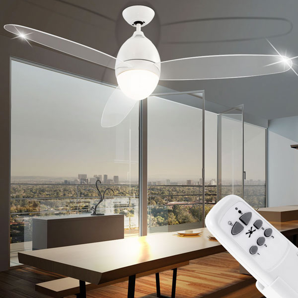 GLOBO Premier 0300 Ventilatore da Sofitto con Luce a LED