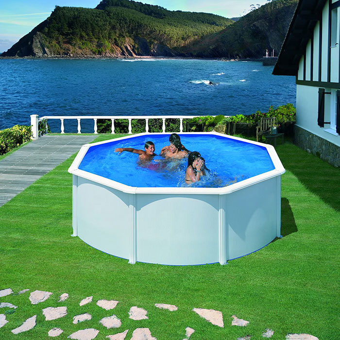 GRE Fidji KIT350ECO Piscina da Esterno Fuori Terra 250x120cm