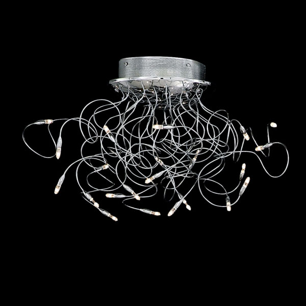 IDEAL LUX Faville PL22  002385 Lampada da Soffitto 22 Luci Cromo