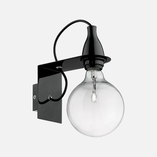 IDEAL LUX Minimal AP1 45214 Lampada Moderna da Parete Nero