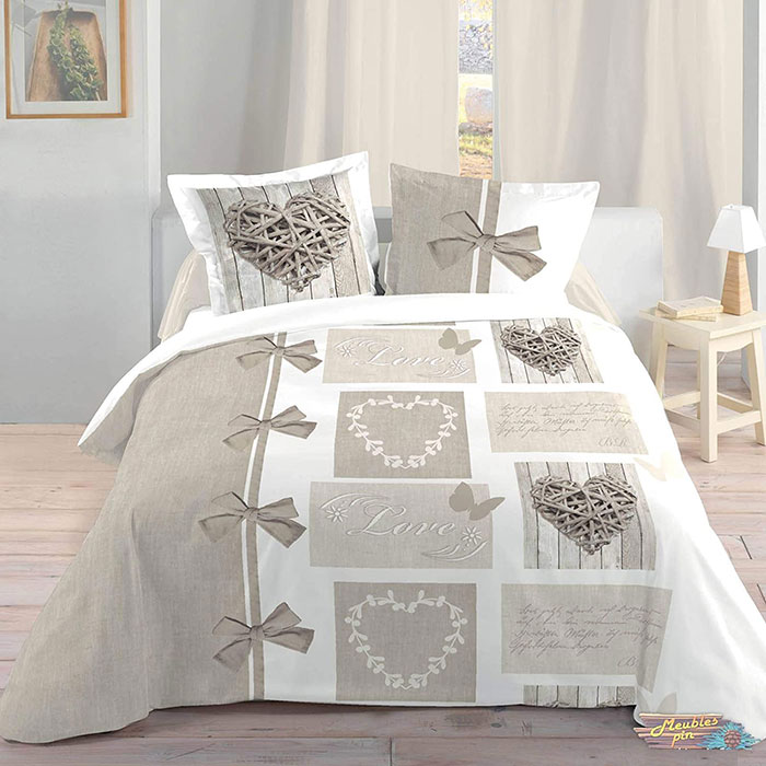 LOVELY CASA HP41654001 Copripiumino Matrimoniale 100% Cotone