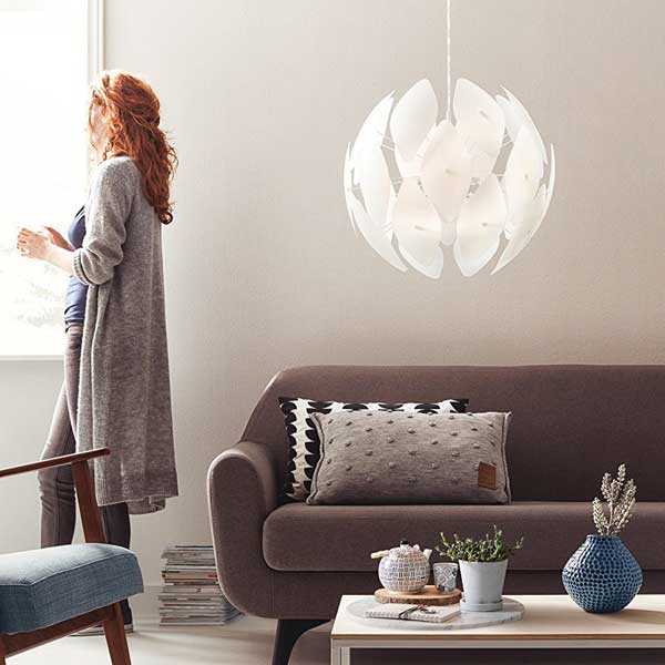 PHILIPS Chiffon 40933/31/PN Lampadario Moderno 60cm Bianco