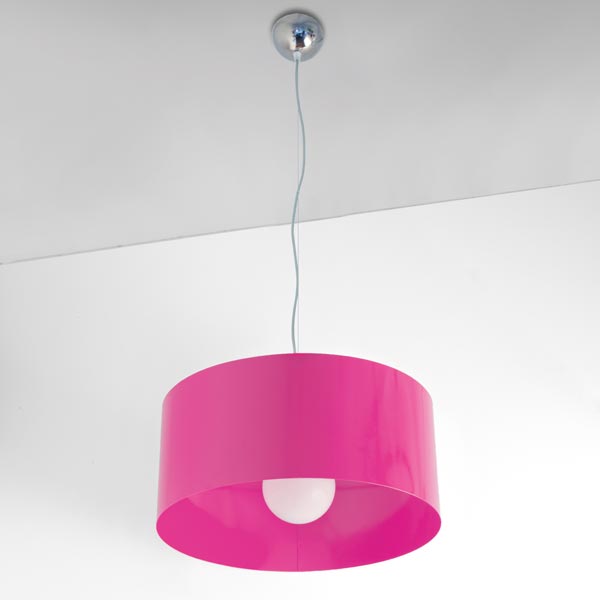 TopLight Cylinder 1067/S FU Lampadario Moderno Fucsia