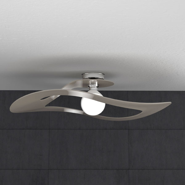 TOPLIGHT Surf 1145/PL70 TO Lampada Soffitto 70cm Tortora