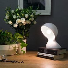 ARTEMIDE Dalu 1466000A Lampada di Design da Tavolo Vetro Bianco