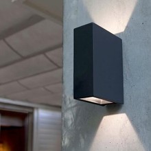 FARO Crata 70568 - Lampada da Parete da Esterno Grigio scuro