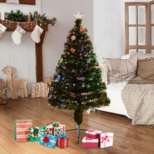 HOMCOM 830-043 Albero di Natale Artificiale 120cm con Ornamenti