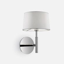 IDEAL LUX Hilton AP1 Lampada Moderna da Parete Tessuto Bianco