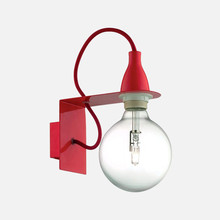 IDEAL LUX Minimal AP1 45221 Lampada Moderna da Parete Rosso