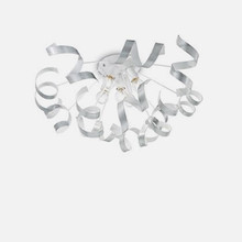 IDEAL LUX Vortex PL5 101590 Plafoniera Moderna 6 Luci Argento