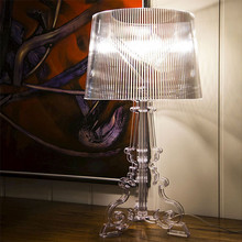 Kartell Bourgie 9070B4 Lampada da Tavolo Trasparente LED
