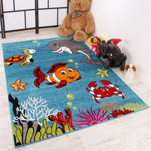 Dimensione:80x150 cm Paco Home Tappeto per Stanza dei Bambini Deliziosi Colori Pastello Unicorni Cuori Nuvole in Lilla 