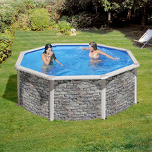 Piscina da Esterno Fuori Terra GRE Cerdena Tonda 240x120 cm