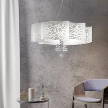 SIKREA Ventaglio S 3751 Lampadario Moderno con pendenti Cristallo