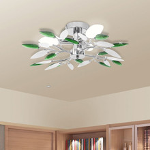 Plafoniere moderna da soffitto VIDAXL Cristalli Acrilico Verde