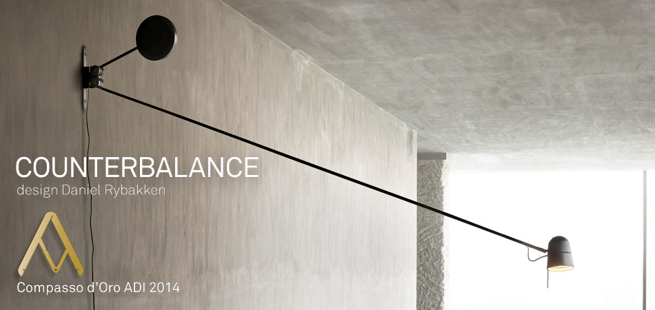 Luceplan Counterbalance Compasso Oro 2014