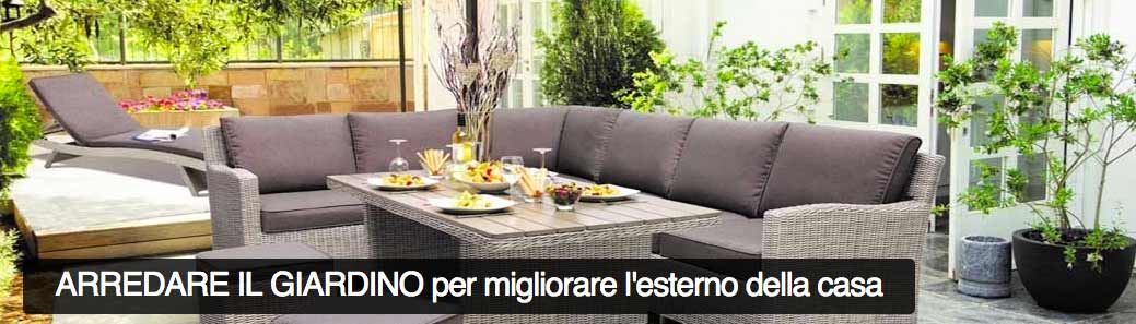 Arredare il giardino per migliorare l'esterno della casa