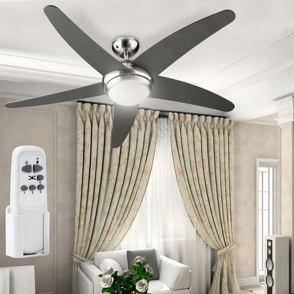 Ventilatore da soffitto Fabiola per arredare la camera da letto moderna